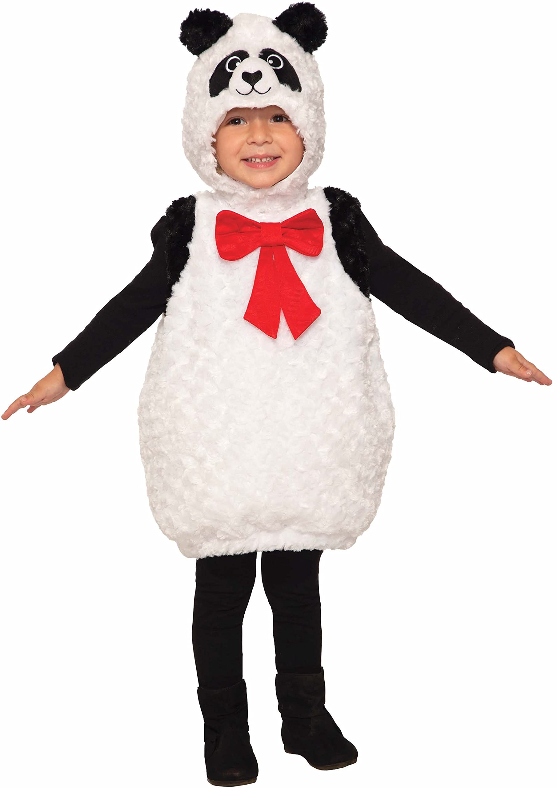 Forum Novelties Unisex Baby Plush Patches the Panda Costume - Adorable Infant & Toddler Animal Outfit for Halloween, Birthday Parties & Photo Shoots