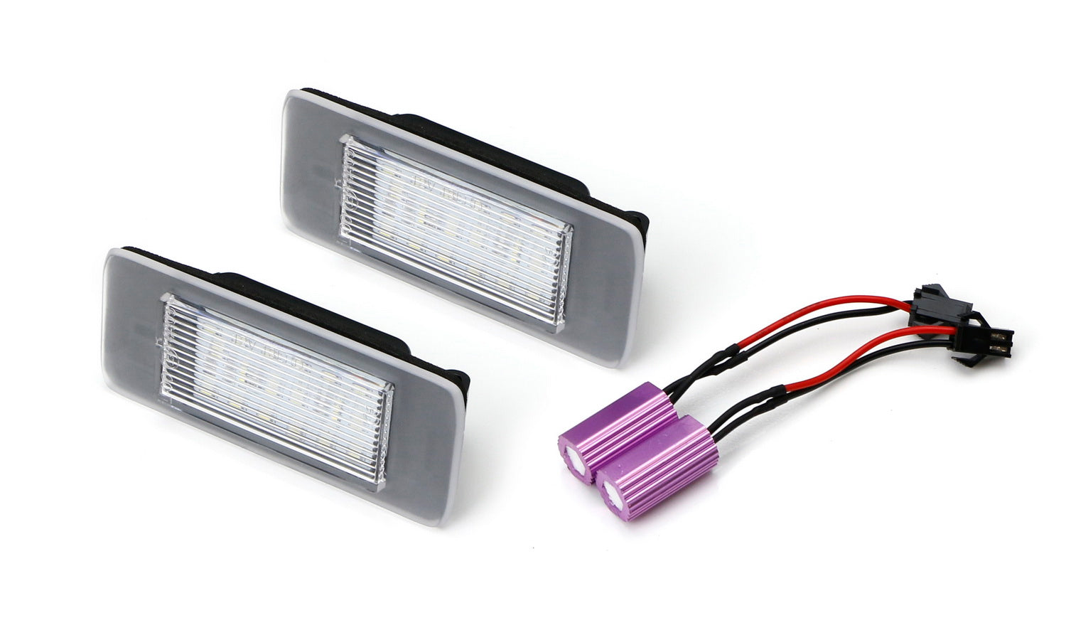 Exact Fit LED License Plate Light Assembly for Chevy Suburban, Escalade, Yukon, Malibu - Bright & Durable Replacement - Perfect for Night Driving & Enhanced Safety