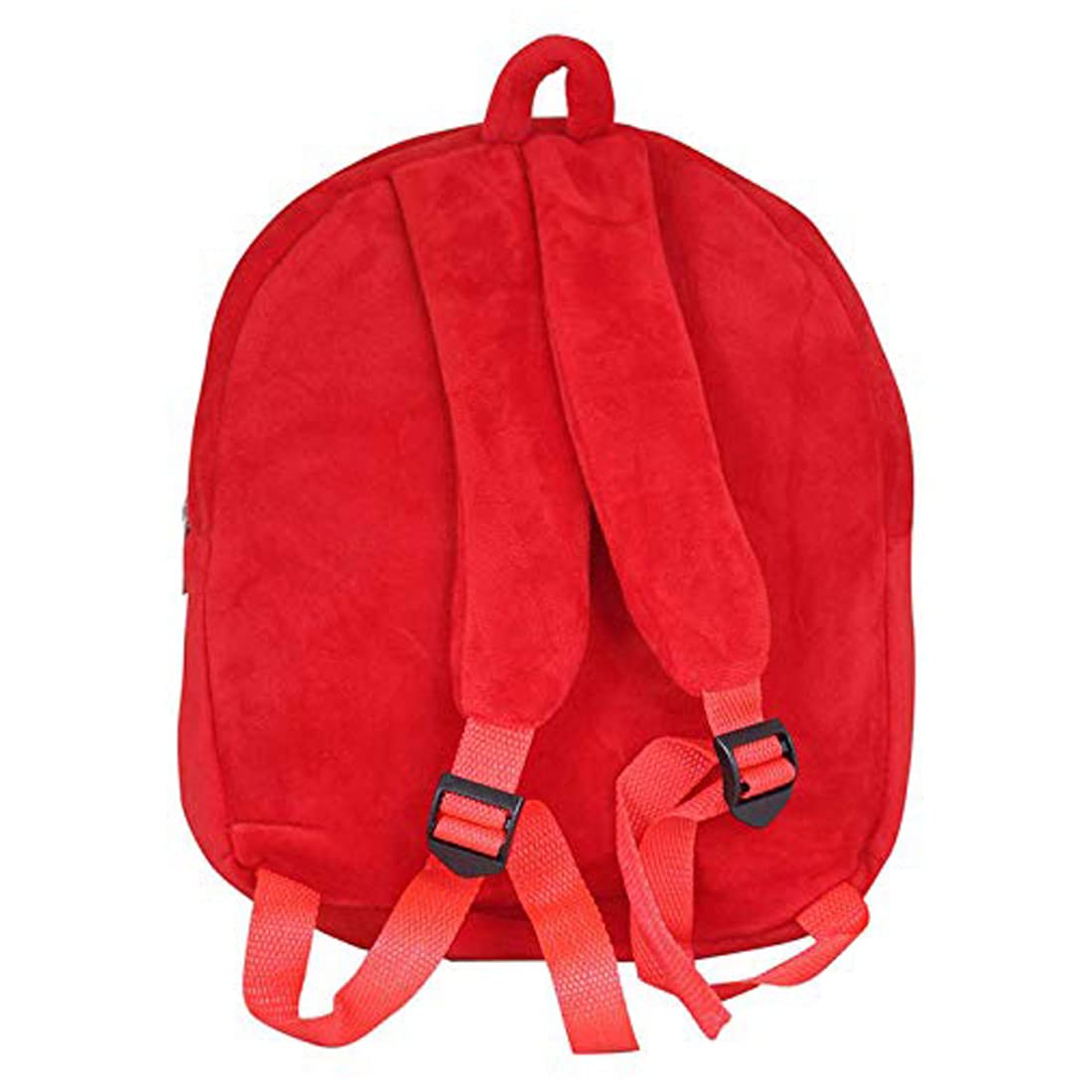 ADBENI Kids School Backpack for Boys & Girls (2-6 Years) - Cute Plush Cartoon Design, Lightweight & Durable, Perfect for Preschool & Kindergarten - Red