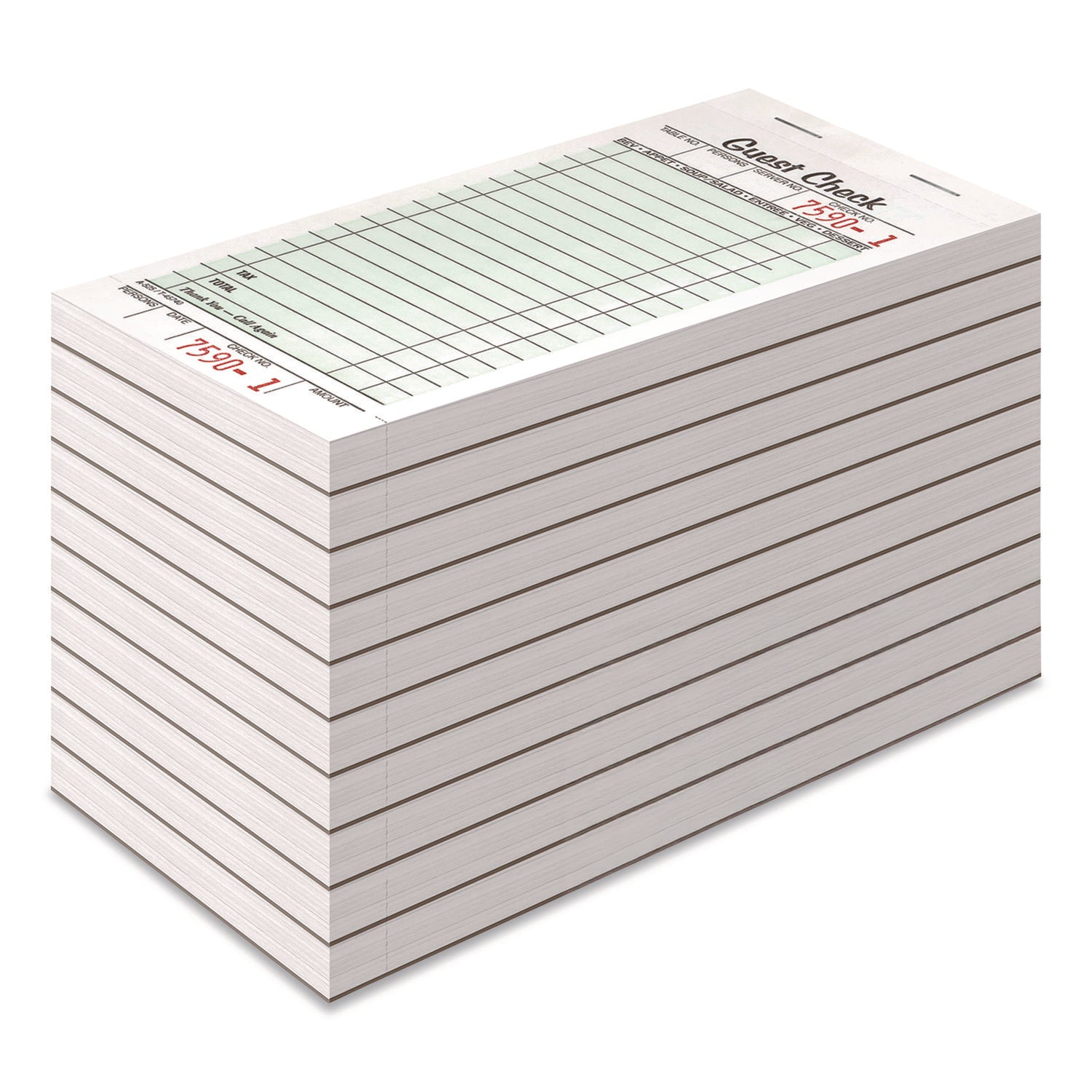 Adams® One Part Guest Check Pad - 3.4