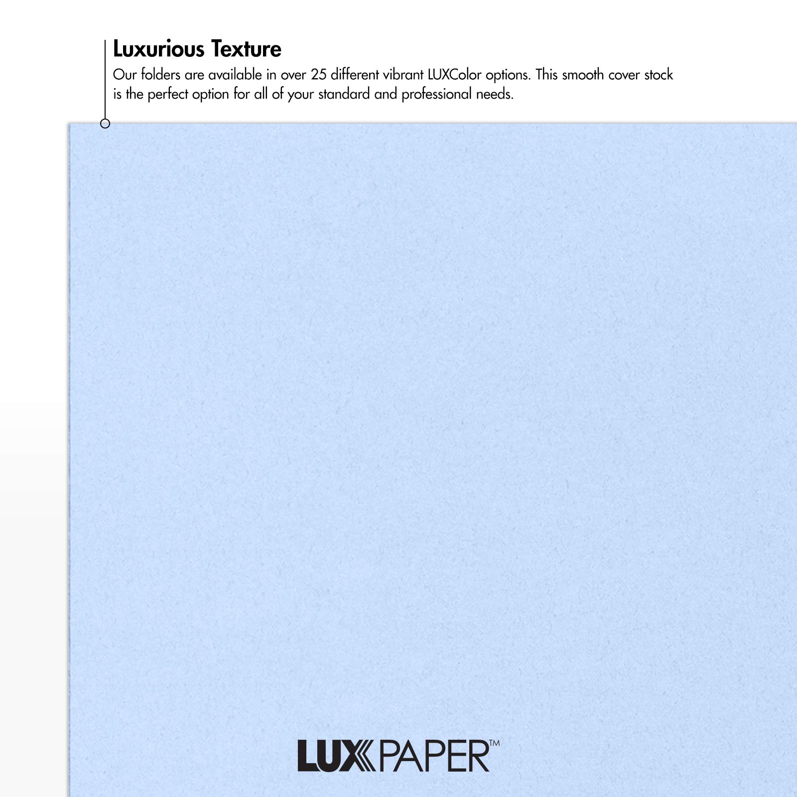 9 x 12 Premium Presentation Folders - 100 lb. Baby Blue Cardstock with 2 Pockets - Holds Standard 8.5 x 11 Documents - Ideal for Business, School & Office Use - Professional Reports, Brochures, Presentations - 50 Pack (Light Blue)