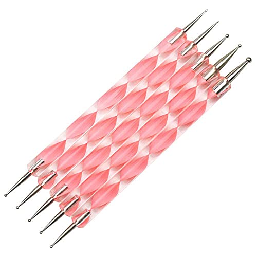 Belicia Nail Dotting Pen - 2-Way Multicolor Dotting Tool for Nail Art, Rhinestone Decoration & Dot Painting | Perfect for DIY Manicure, Nail Design & Professional Salon Use
