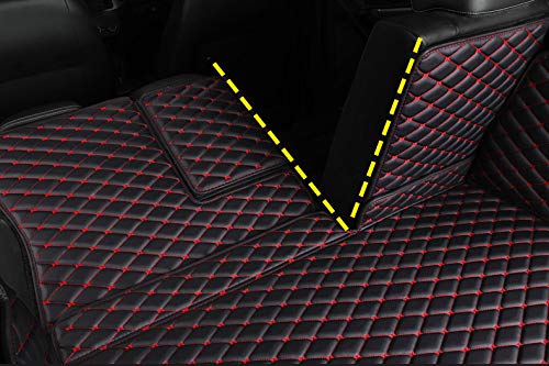 3D Full Coverage All Weather Waterproof Custom Fit Car Cargo Liner Trunk Mat Tray for Land Rover Range Rover Sport 2006-2009 - Black with Black Stitching | Durable Protection for Pets, Spills & Outdoor Gear