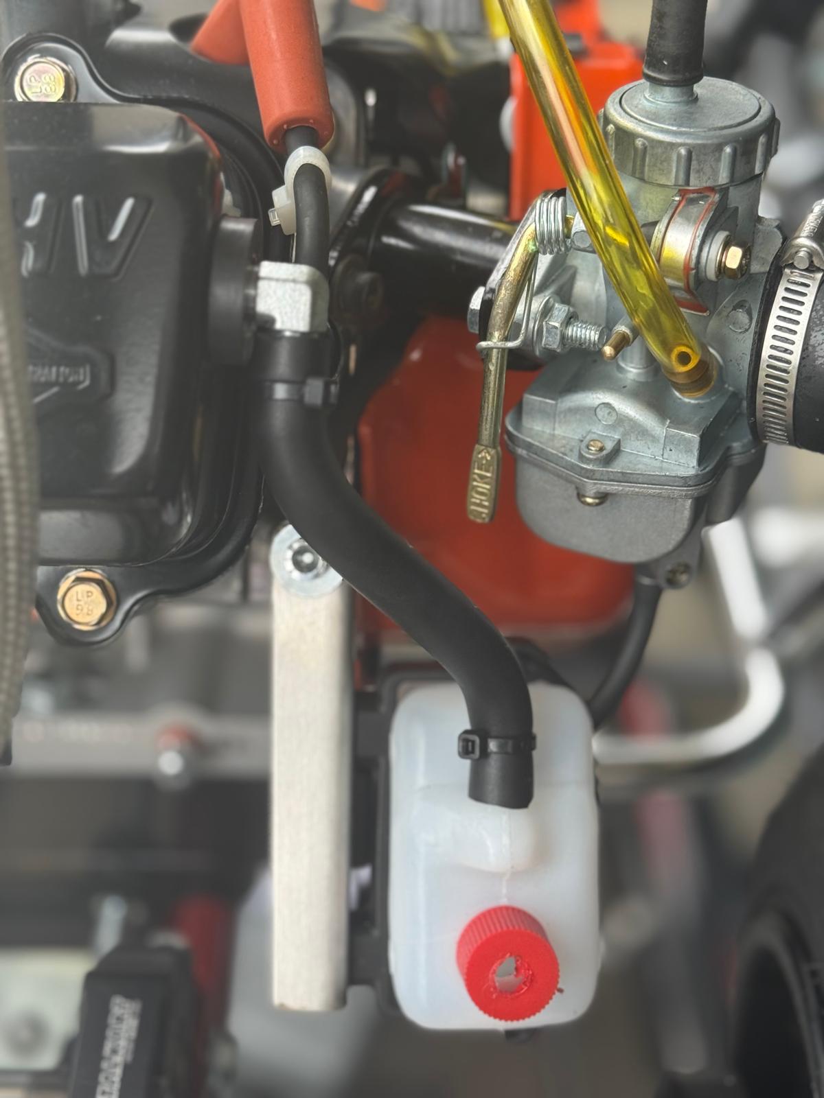 STILETTO LO206 Overflow Bottle & Bracket Kit | Briggs Racing Oil Catch Can Set | Perfect for Karting & Small Engine Applications