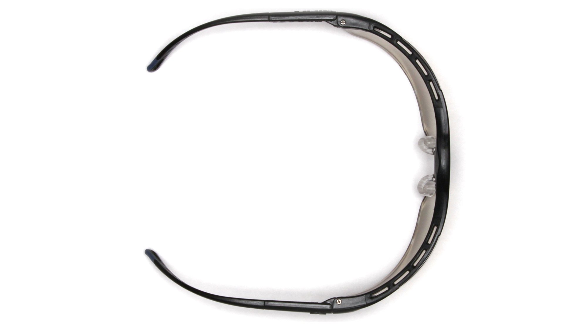 Pyramex SB5710D Venture 3 Safety Glasses - Black Frame with Clear Lens (12 Pack) - ANSI Z87.1 Certified for Construction, Woodworking & DIY Projects