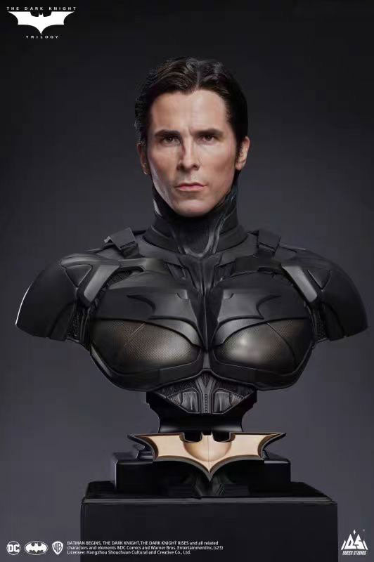 Queen Studio Licensed 1:1 Scale The Dark Knight Batman Statue - Premium DC Comics Collectible for Home Display & Superhero Fans