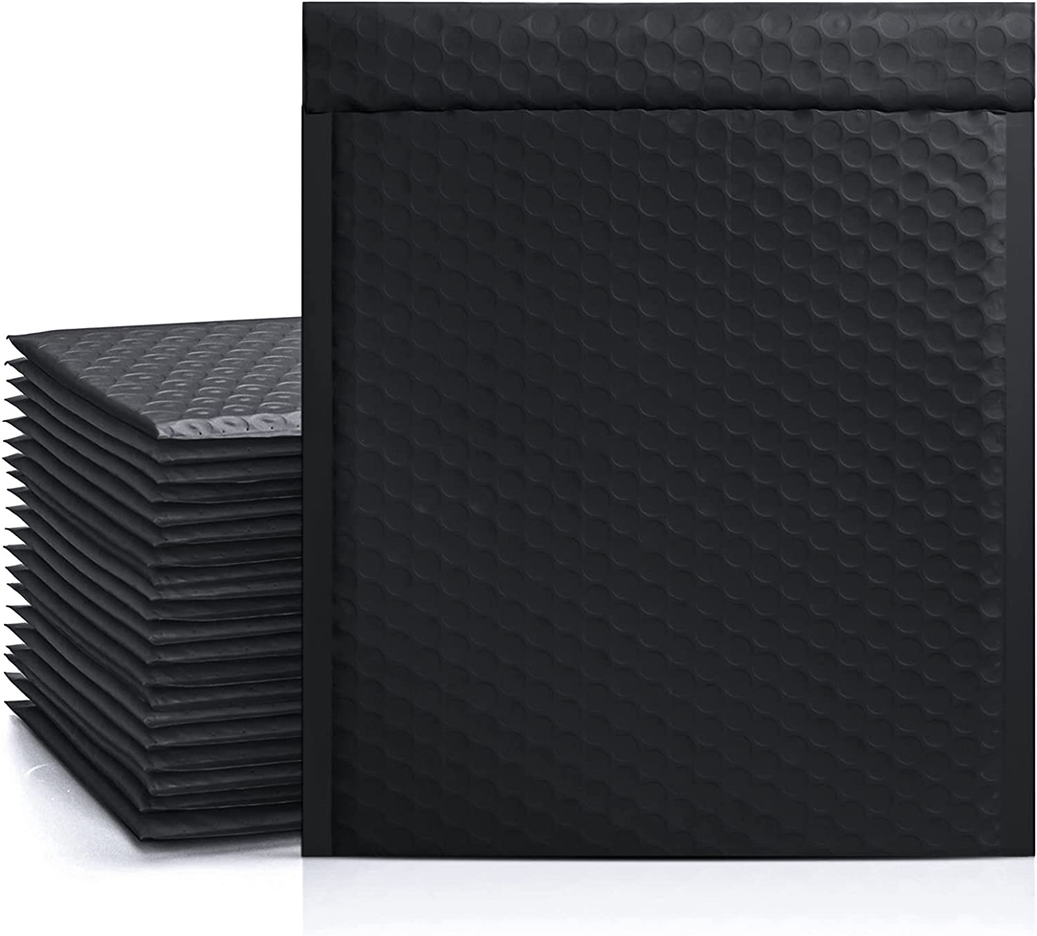 8.5x12 Inch Bubble Mailer Padded Envelope - Self-Sealing Black Shipping Envelopes for Ecommerce, Small Business & Online Sellers - Perfect for Shipping Jewelry, Books, Documents & Small Items