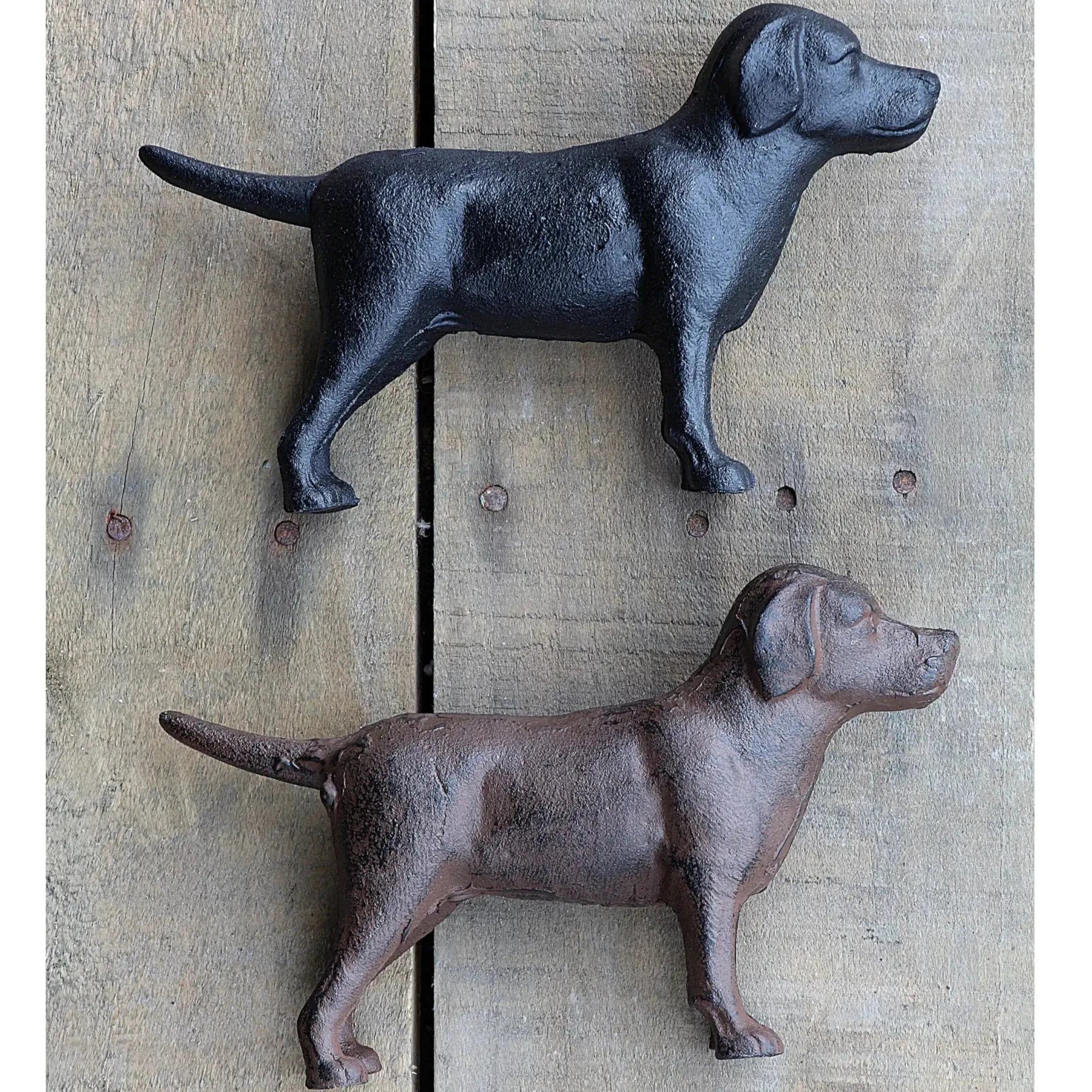Premium Cast Iron Labrador Statue - Handcrafted Garden Decor for Outdoor & Indoor Use - Perfect for Home, Office, or Gift Giving