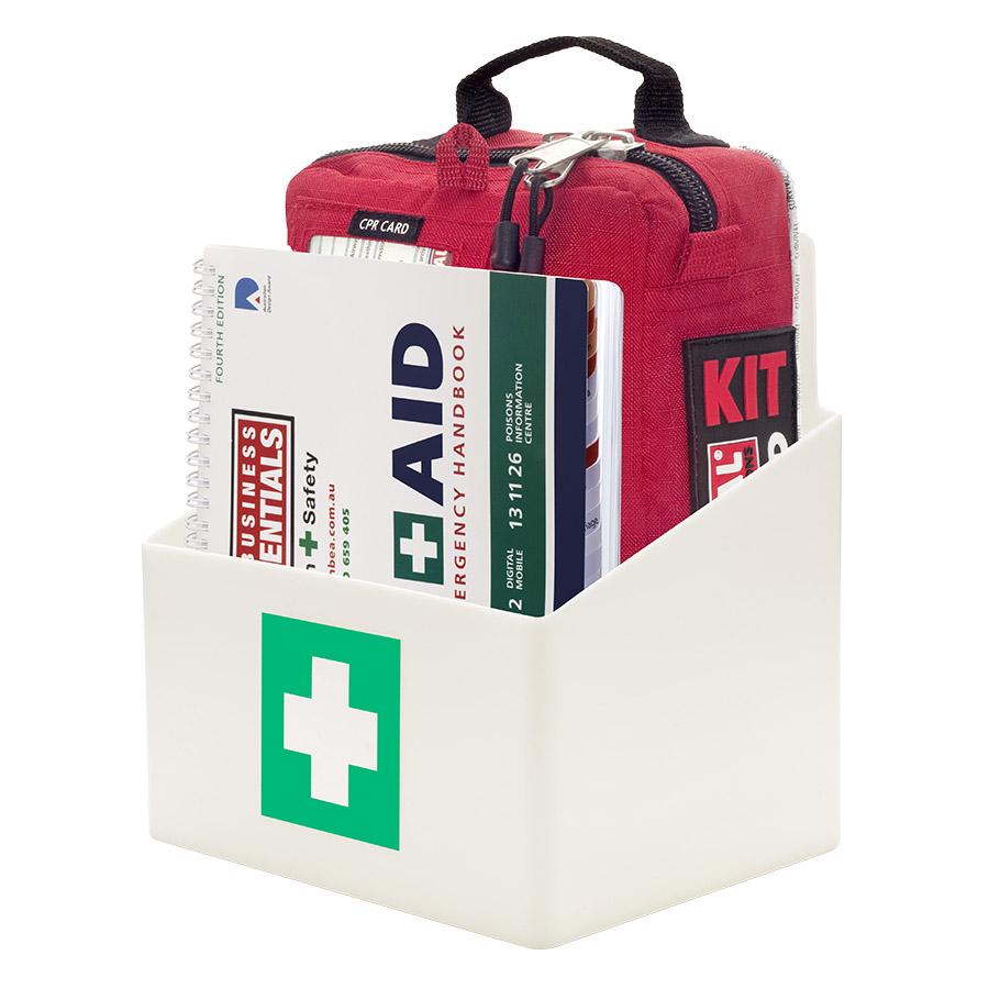 Survival Workplace First Aid Kit - 120-Piece Emergency Medical Supplies for Offices, Factories & Schools | OSHA Compliant Safety Equipment for Injuries, Burns & Cuts | Ideal for Workplace Safety & Emergency Preparedness