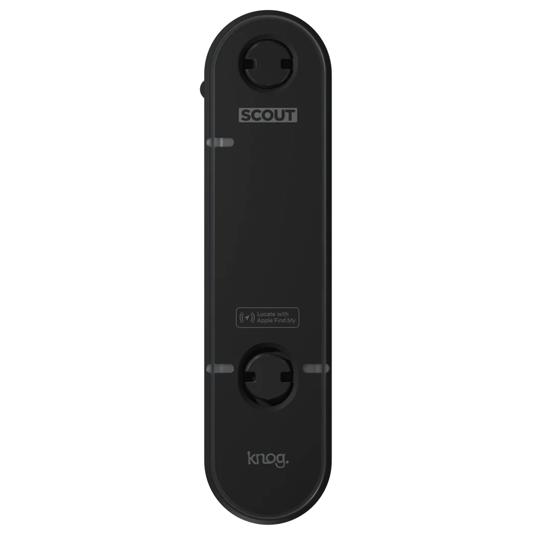 Knog Scout Static Bike Alarm & Finder - Anti-Theft GPS Tracker for Bicycles, Motorcycles & Scooters | Perfect for Urban Commuting & Outdoor Adventures