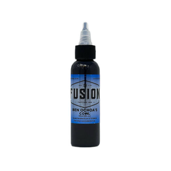 Fusion Ben Ochoa Cowl Ink 1oz - Premium Tattoo Ink for Professional Artists - Perfect for Sleeve, Portrait & Blackwork Tattoos