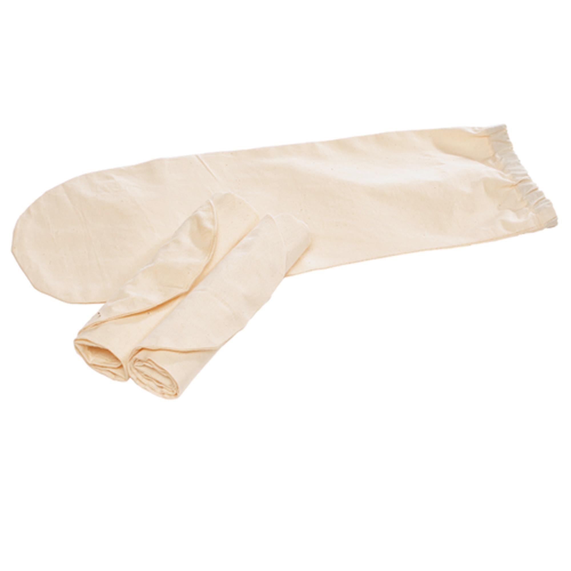 Eco-Friendly Fin Protective Sleeves for Oven Mitts - Natural Cotton Heat Resistant Glove Covers (1 Pair) - Perfect for Baking, Grilling & Kitchen Safety