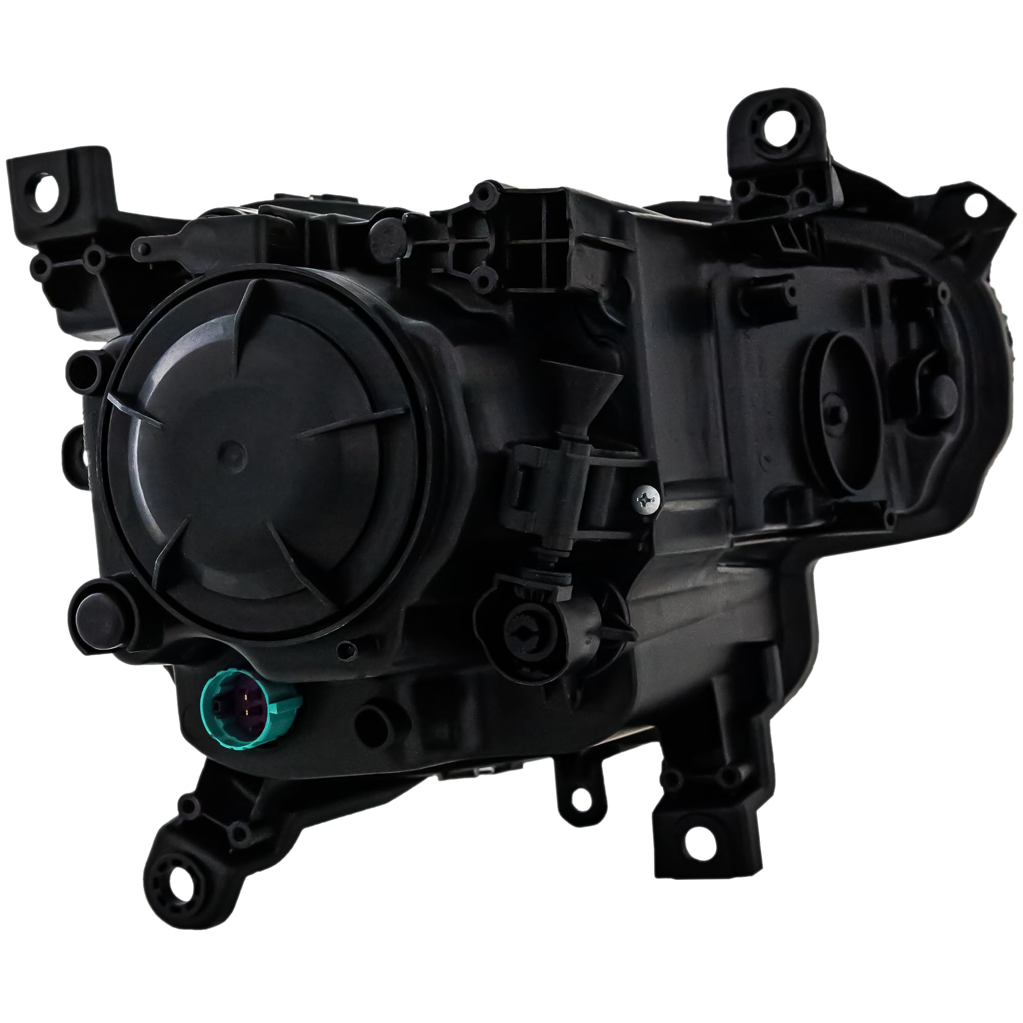 Evan Fischer Driver Side Headlight Assembly for Jeep Cherokee 2014-2018 | Halogen Headlamp with Bulbs | CAPA Certified | Black Trim | Replaces OEM #68102847AE | Perfect for Night Driving & Off-Road Adventures