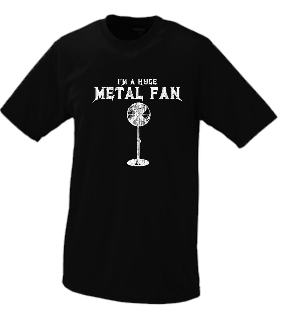 GutterShock I'm A Huge Metal Fan T-Shirt | Vintage Rock Band Tee for Men & Women | Perfect for Concerts, Mosh Pits & Heavy Metal Parties