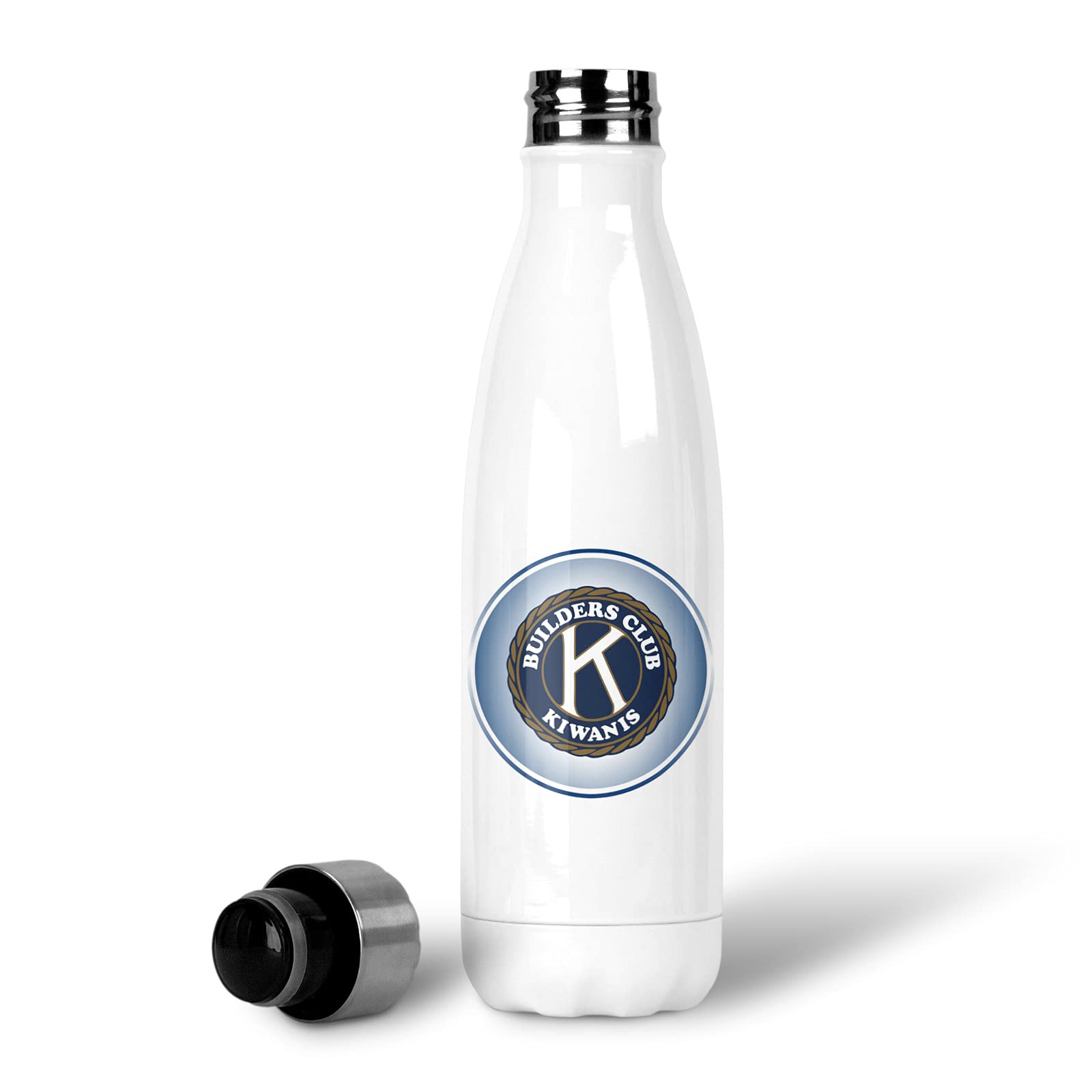 Kiwanis International 17oz Stainless Steel Water Bottle - Insulated, Leak-Proof & BPA-Free - Perfect for Travel, Gym, Hiking & Everyday Hydration