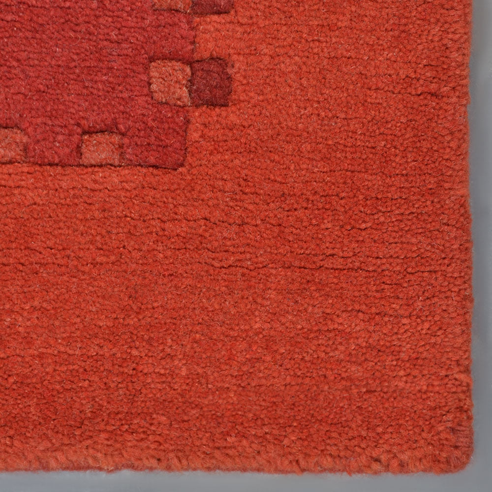 Handmade Bold Hand Knotted Rug - Premium Quality Wool Area Rug for Living Room, Bedroom & Dining Room - Boho Chic Home Decor for Cozy & Stylish Interiors