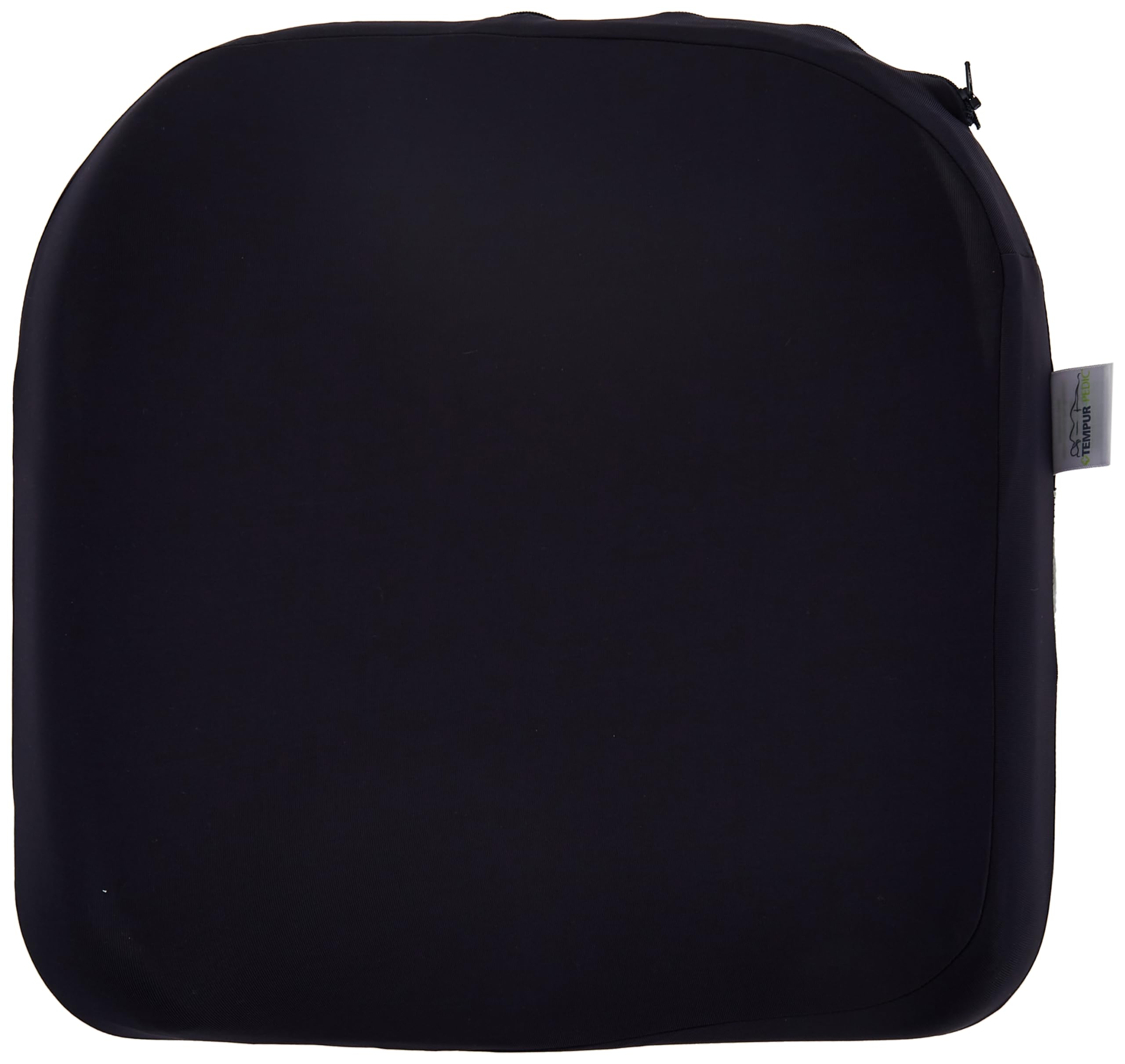 Tempur-Pedic Memory Foam Seat Cushion - Medium Size, Dark Navy Blue - Office Chair & Car Seat Support for Back Pain Relief