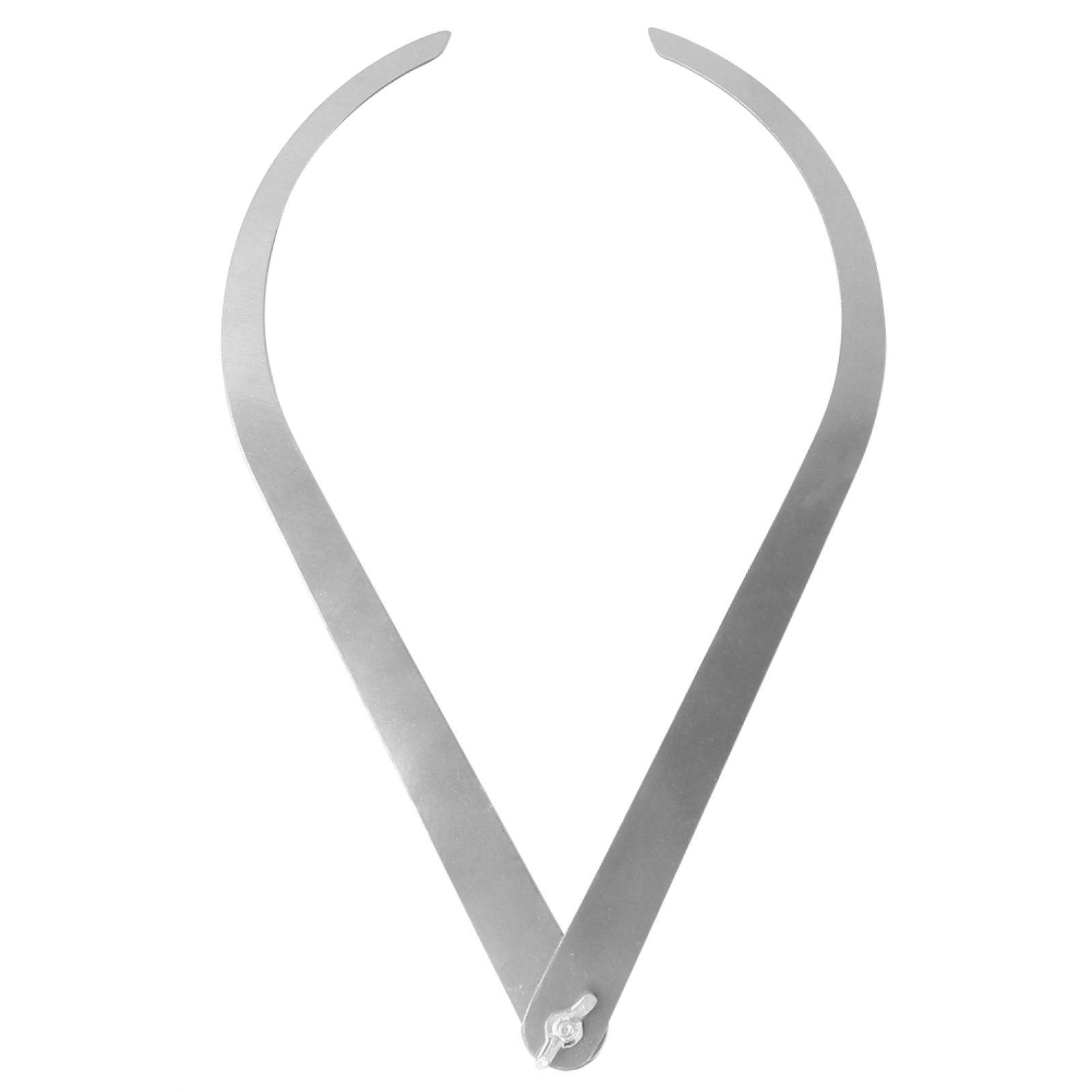 Raguso 10-inch Stainless Steel Clay Caliper Tool - Precision Measuring for Pottery, Ceramic & Sculpture - Ideal for Artists, Potters & DIY Craft Projects