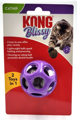 Blissy Moon Ball Cat Toy with Catnip - Interactive Play for Kittens & Adult Cats - Perfect for Indoor Playtime & Exercise