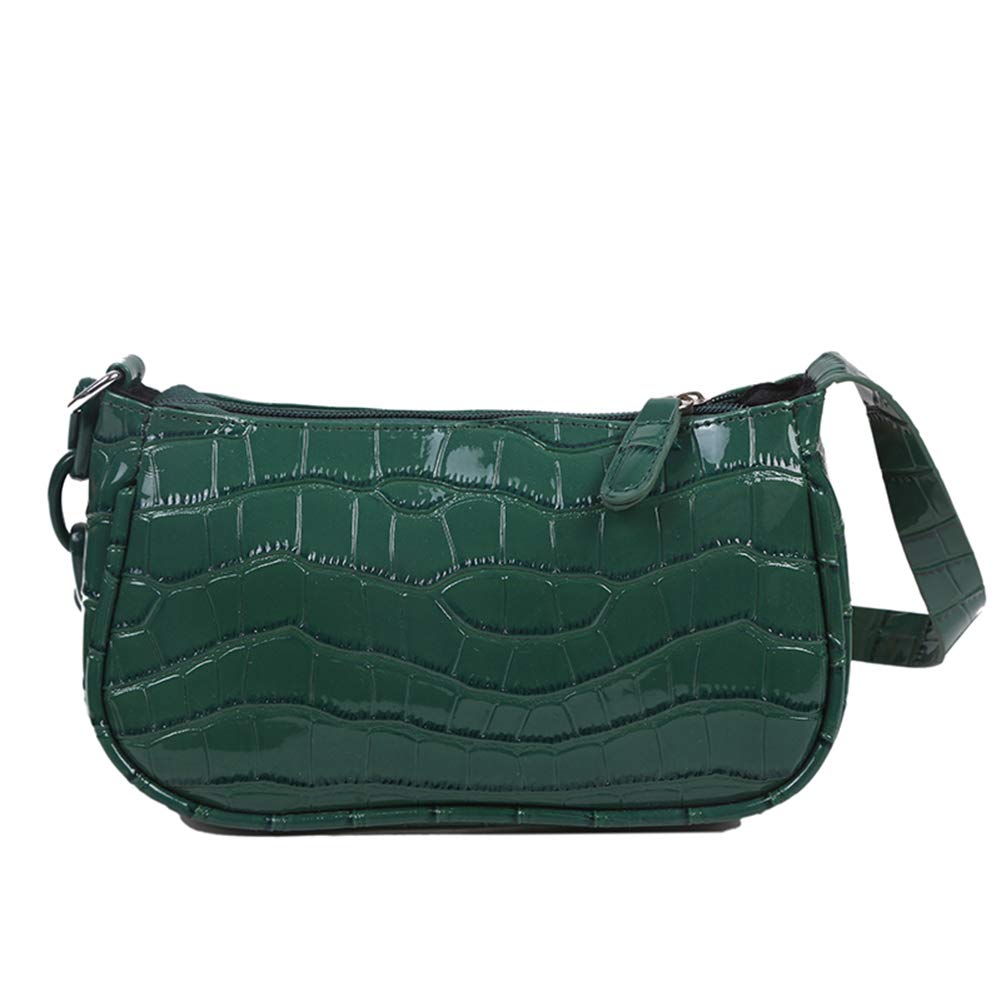 Stylish Women's Alligator Pattern Leather Shoulder Bag - Versatile Crossbody Purse with Chain Strap for Youth & Ladies | Perfect for Work, Dating & Daily Use