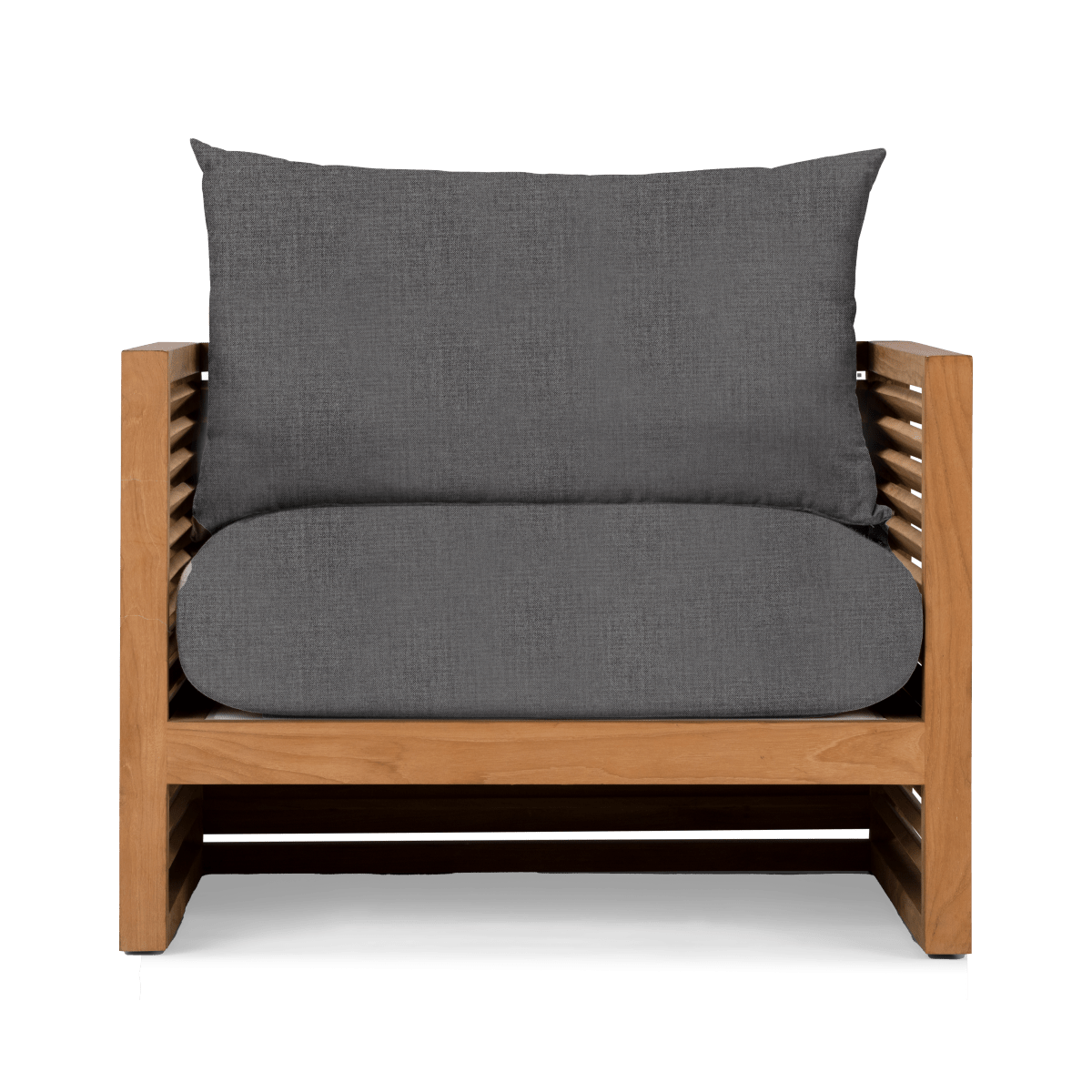 Modern Louver Lounge Chair - Adjustable Reclining Patio Furniture for Outdoor Relaxation | Perfect for Poolside, Garden, and Backyard Lounging