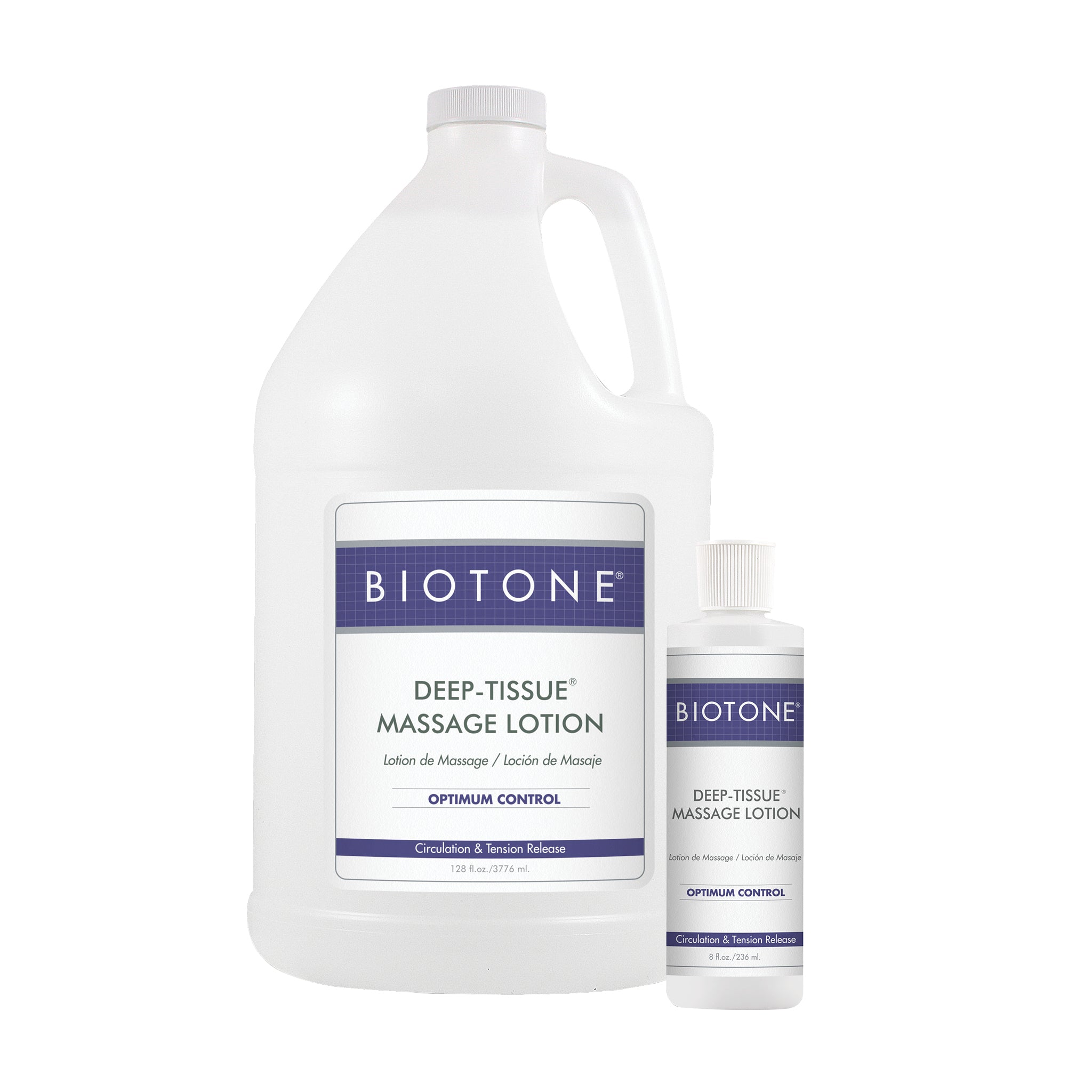BIOTONE® Deep Tissue Massage Lotion - Unscented, Professional Grade Massage Cream for Pain Relief & Muscle Recovery | Ideal for Therapists, Athletes & Home Use