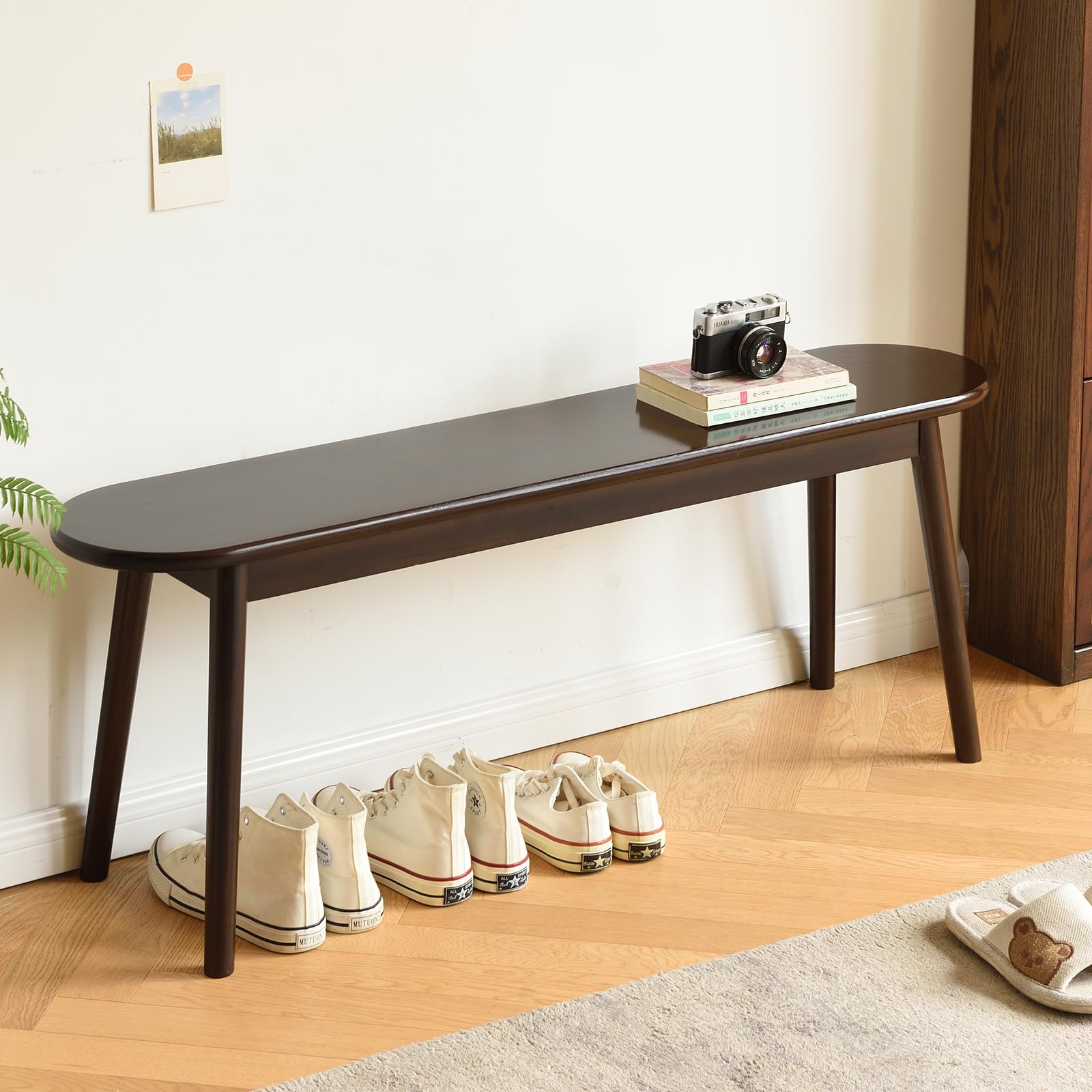 Solid Wood Bench - 47.3