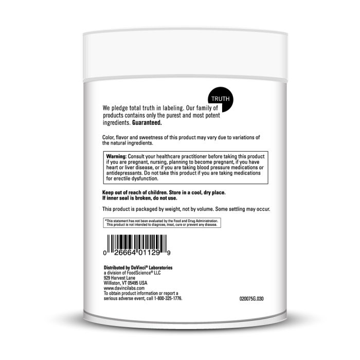 Davinci Labs Maxi BCAA Supplement - 30 Servings - Branched Chain Amino Acids for Muscle Recovery & Growth - Pre & Post Workout for Athletes & Fitness Enthusiasts