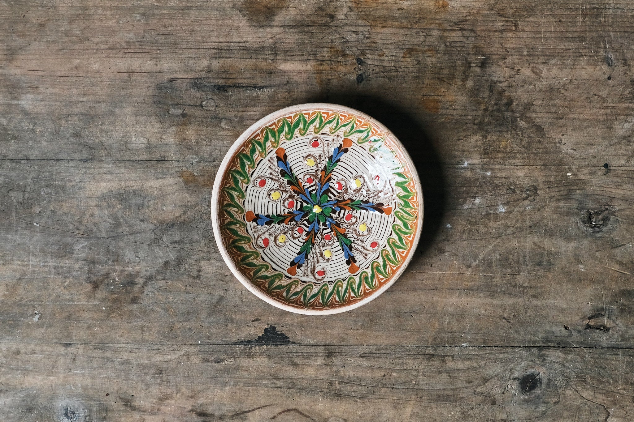 Green Wave Handmade Ceramic Dipping Bowl - Perfect for Sauces, Dressings & Snacks - Elegant Serving Dish for Parties, Dinners & Home Use