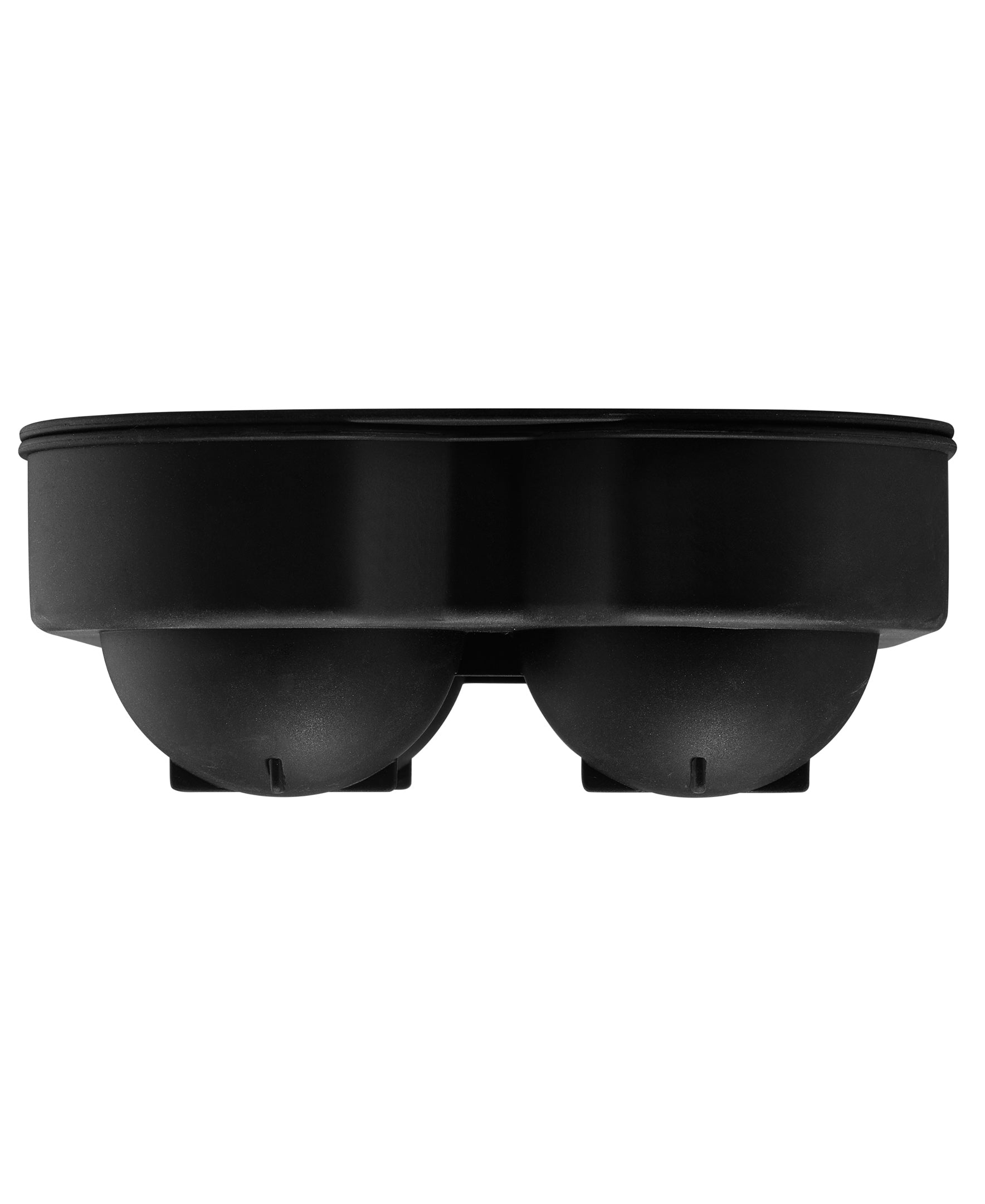 Premium Black Round Silicone XL Ice Mold - Extra Large Reusable Ice Cube Tray for Cocktails, Whiskey & Cold Drinks - Perfect for Home Bars, Parties & Entertaining