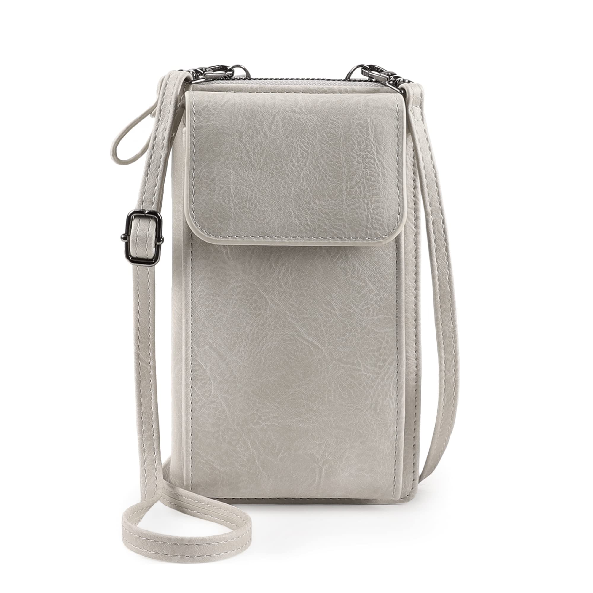 Stylish Women's Leather Crossbody Phone Purse Wallet with Card Slots - Perfect for Travel, Shopping & Everyday Use