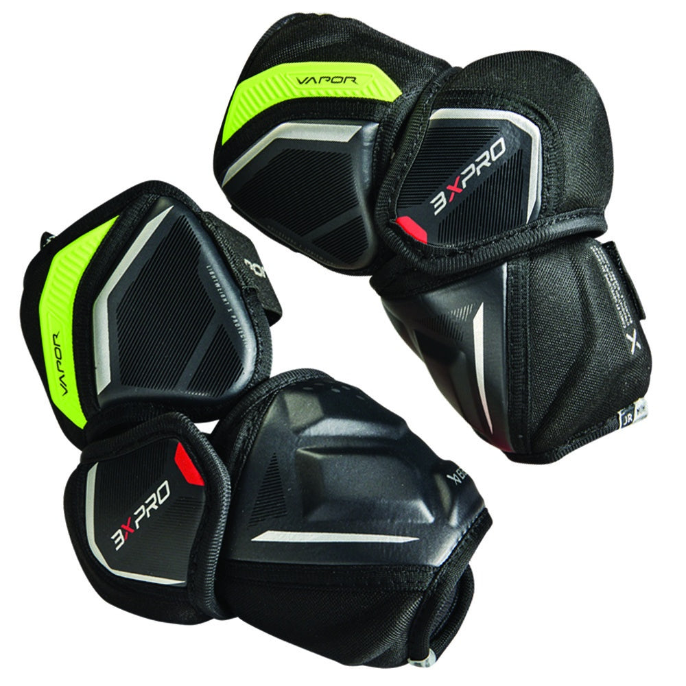 Bauer Vapor 3X Pro Junior Ice Hockey Elbow Pads - Youth Protective Gear for Ice Hockey Practice & Games - Lightweight & Durable Elbow Guards for Young Players