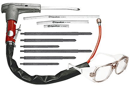 CRL Equalizer Excalibur Air Tool Deluxe Kit - Professional Pneumatic Nail Gun Set for Woodworking & Construction - Perfect for Framing, Roofing, and DIY Home Projects