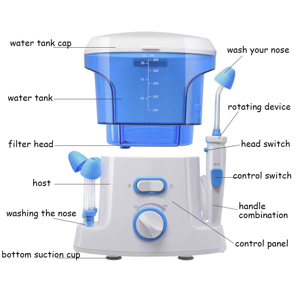 Electric Nose Cleaner & Nasal Irrigation System with Intelligent Pressure Control | 360° Rotating Nozzle | Safe for Pregnant Women, Elderly & Children | Perfect for Allergy Relief, Sinus Care & Nasal Hygiene at Home