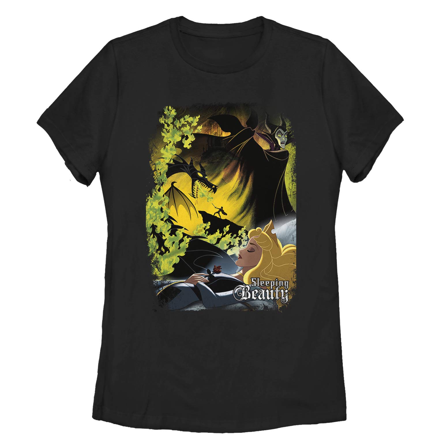 Disney Sleeping Beauty Aurora T-Shirt for Women - Vintage Cartoon Princess Tee for Casual Wear & Cosplay