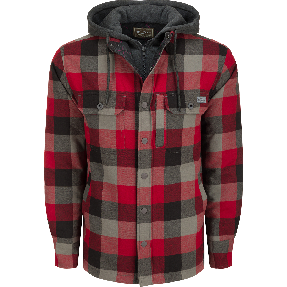 Premium Campfire Flannel Hoodie for Men & Women - Soft & Warm Winter Pullover - Cozy Outdoor Hiking, Camping & Casual Wear