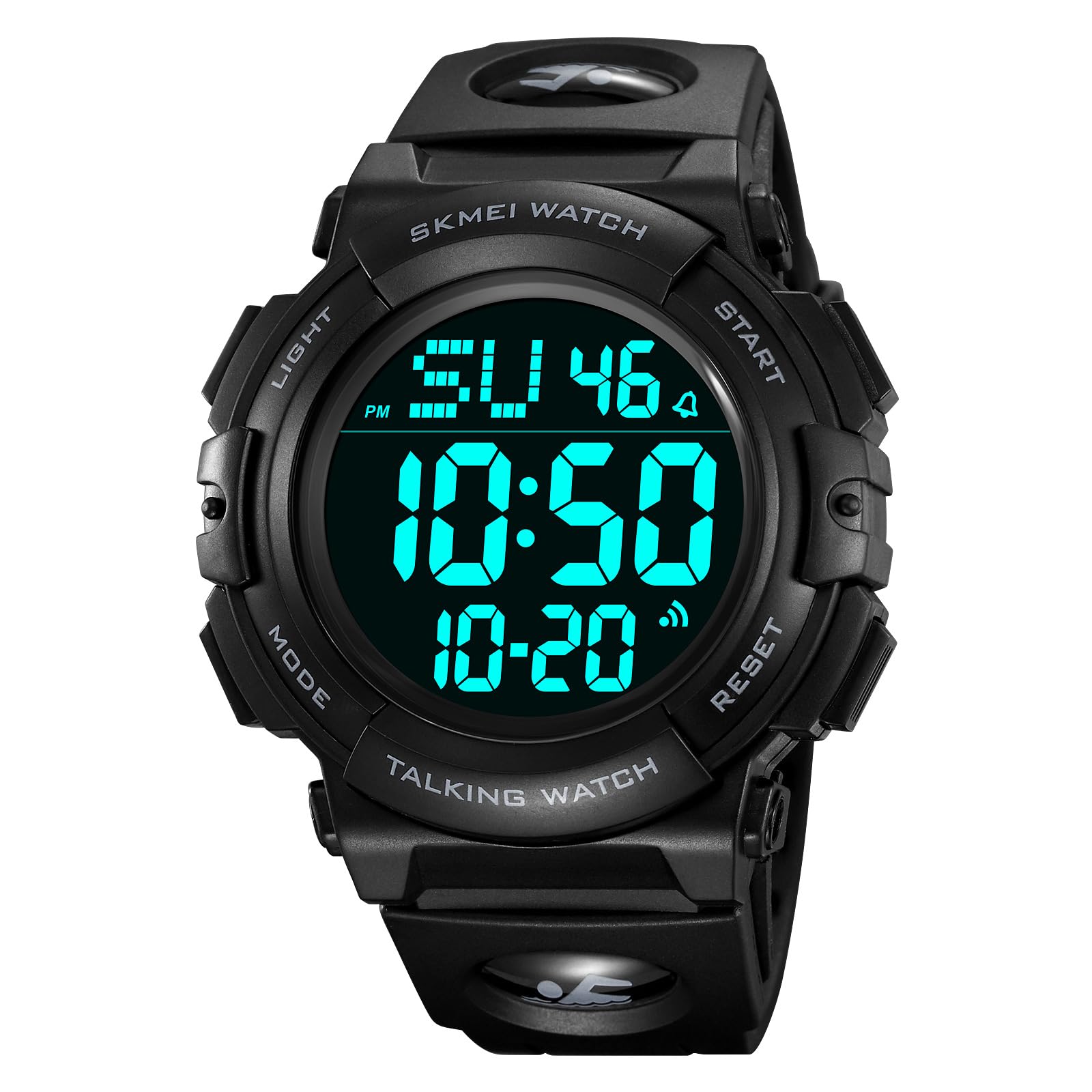FANMIS Men's Military Digital Watch - 50M Waterproof LED Backlight Sports Watch with Multifunction, Unisex Outdoor Activity & Casual Wear for Hiking, Running, Gym & Daily Use