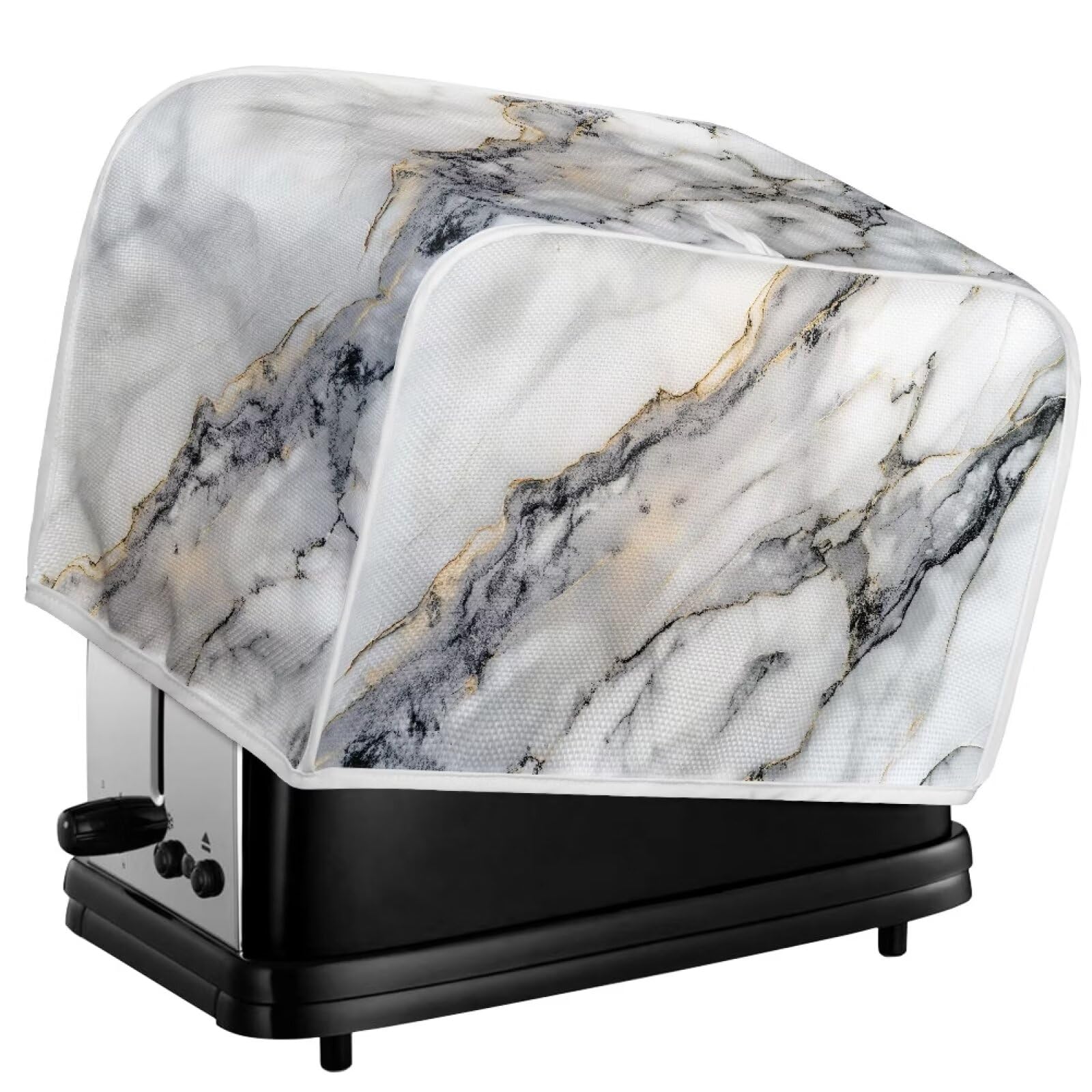 4-Slice Toaster Cover - Dustproof & Fingerprint Protection Kitchen Bakeware Protector - Fits 12.4
