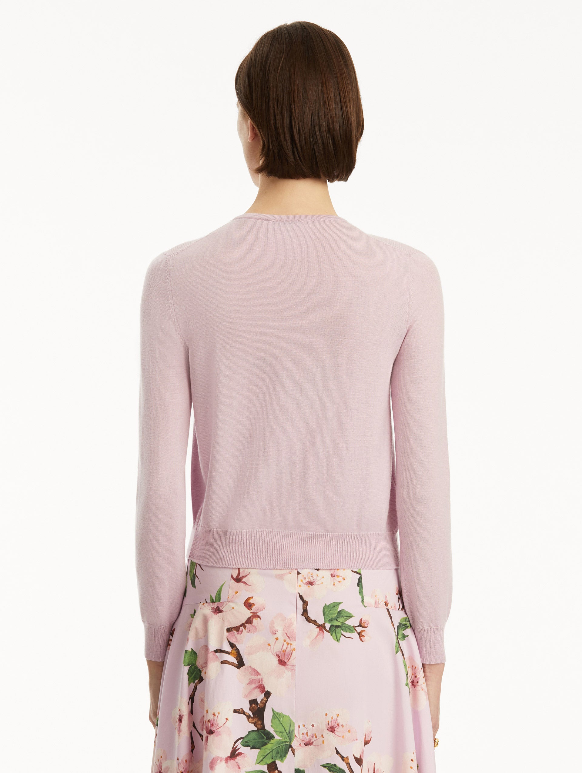 Cherry Blossom Embroidered Cardigan for Women - Floral Lace Knit Sweater | Perfect for Spring Outfits & Casual Wear