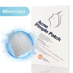 AVEDIA Acne Patches for Face - 40 Pcs Hydrocolloid Pimple Patches (12mm) for Overnight Spot Treatment | Clear Blemishes & Prevent Picking | Perfect for Travel & Daily Skincare Routine