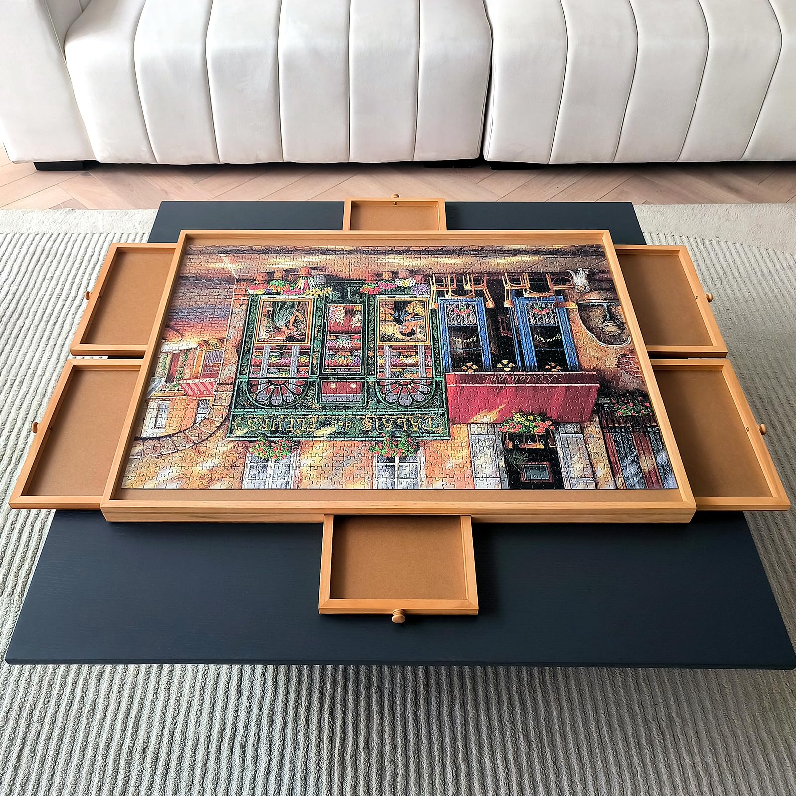 1000 Piece Puzzle Board with Drawers - 21