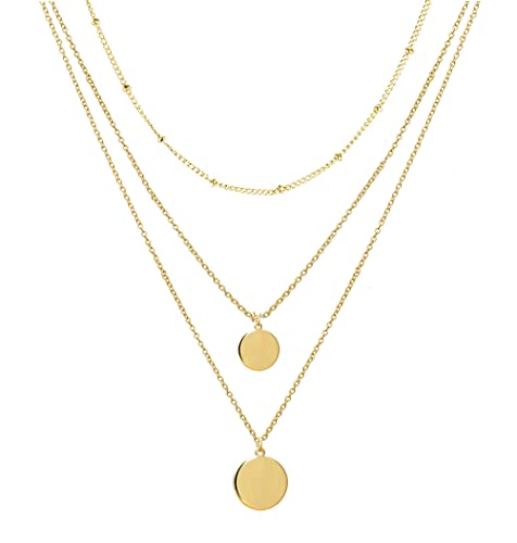 B:Gold Coin Necklace