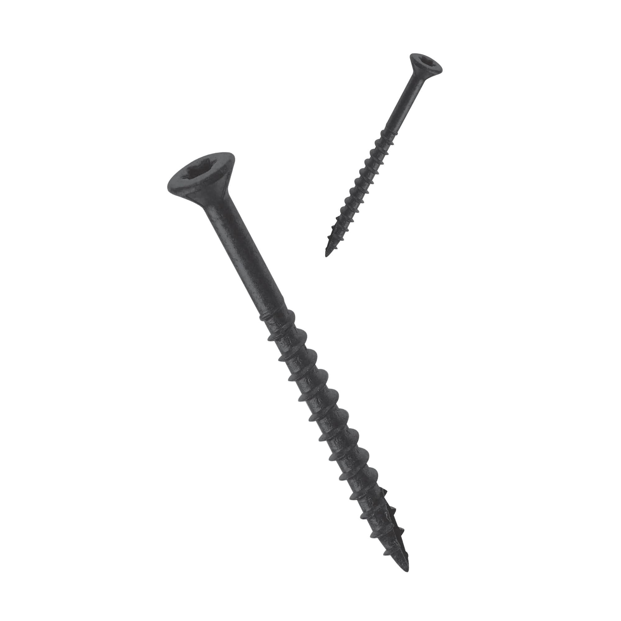 Nuvo Iron #8 Screw, 3 Inch, Torx Head, Black Oxide Coated, 250-Pack - Perfect for Woodworking, Metal Projects, and DIY Home Repairs