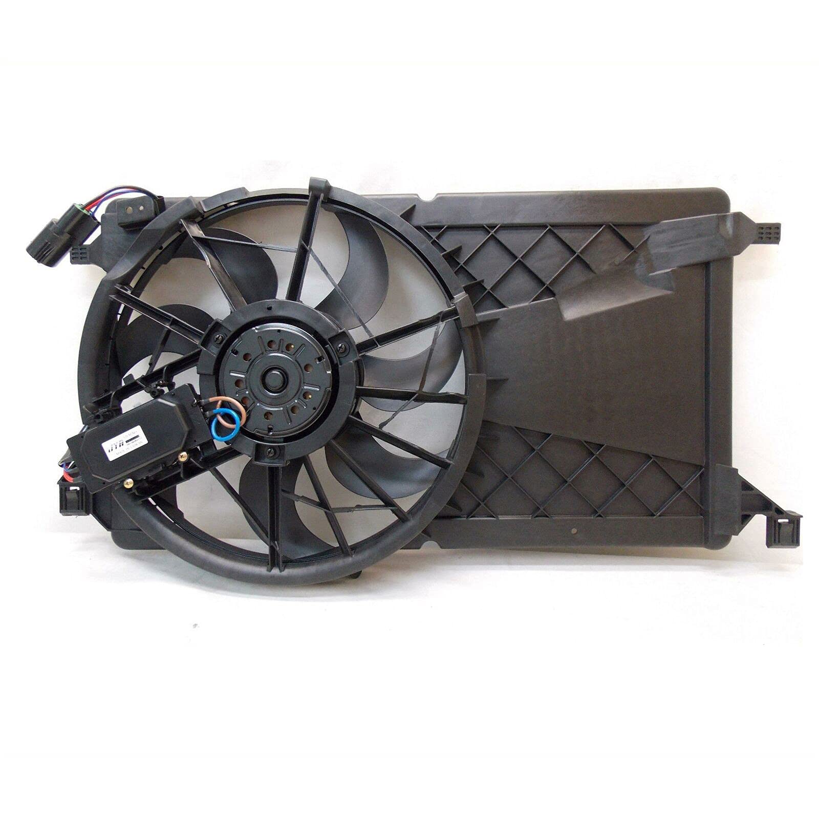 2004-2009 Mazda 3 Hatchback Radiator & Condenser Cooling Fan Replacement - OEM MA3115130 - Perfect for Engine Overheating Prevention & AC System Repair