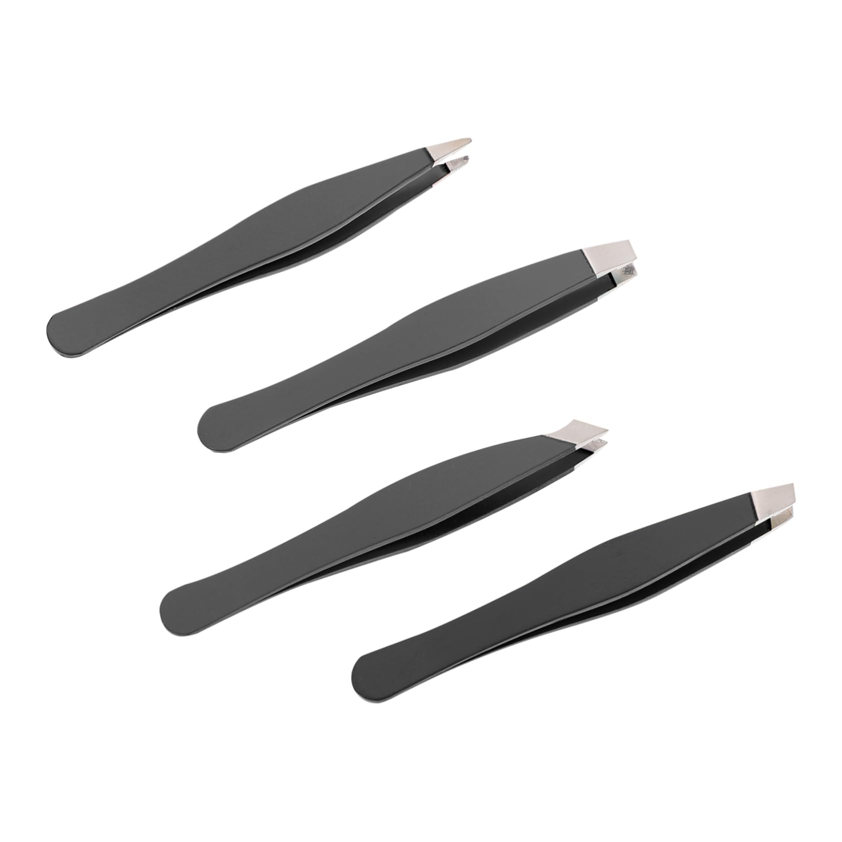 16 Pcs Mini Eyebrow Clips - Professional Stainless Steel Hair & Eyebrow Tweezers for Grooming, Nail Art & Beading - Perfect for Eyebrow Shaping, Spa Treatments & DIY Beauty Supplies - Salon Quality Beauty Tools for Women & Professionals