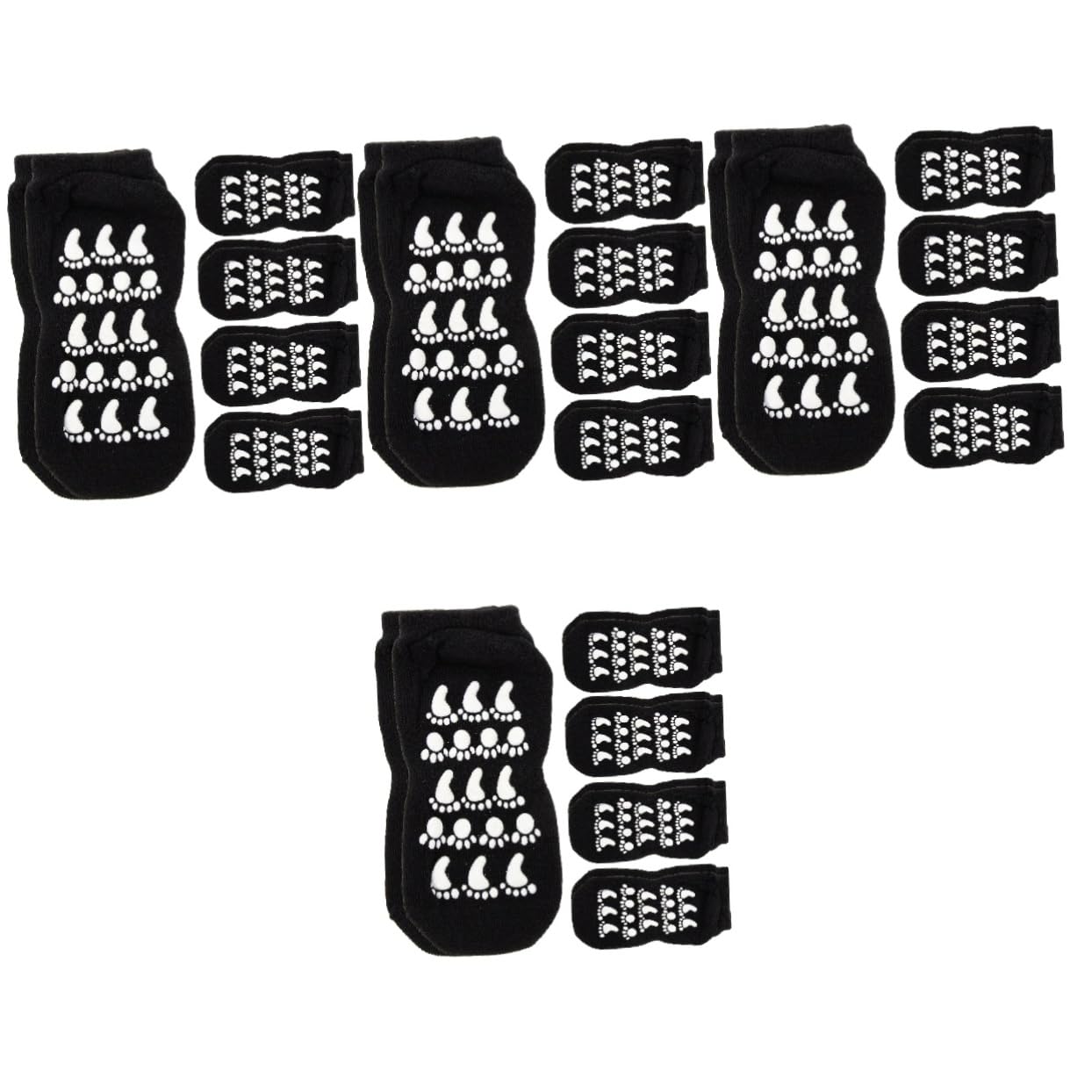WOFASHPURET 4 Sets Cute Baby Socks - Non-Slip Soles, Soft Cotton Low Cut Toddler Socks for Boys & Girls (5 Pairs x 4) - Perfect for Playtime, School & Everyday Comfort