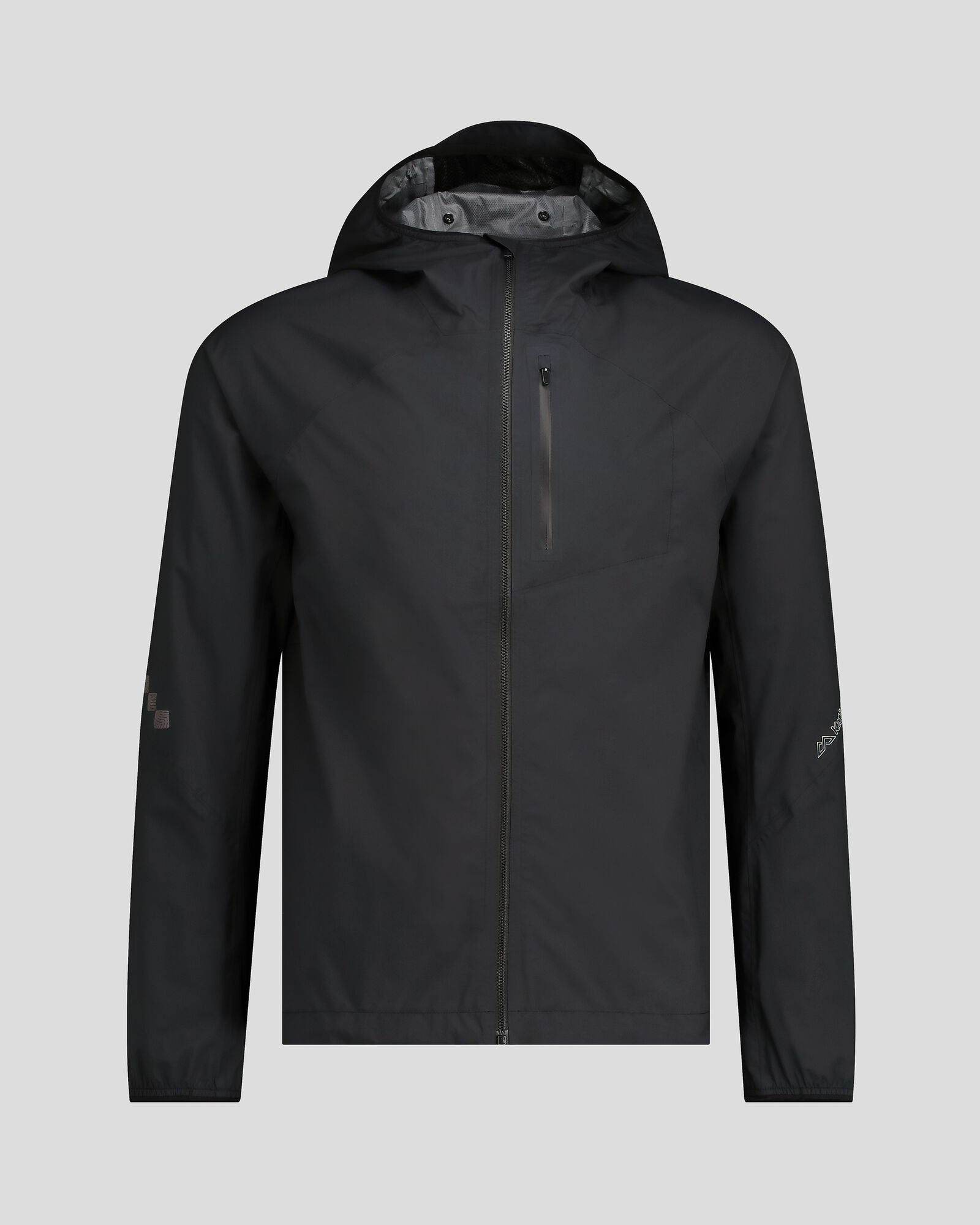 Men's Seeker 2.5L Waterproof Rain Jacket - Lightweight Windbreaker for Hiking & Outdoor Activities - Black Stingray Color
