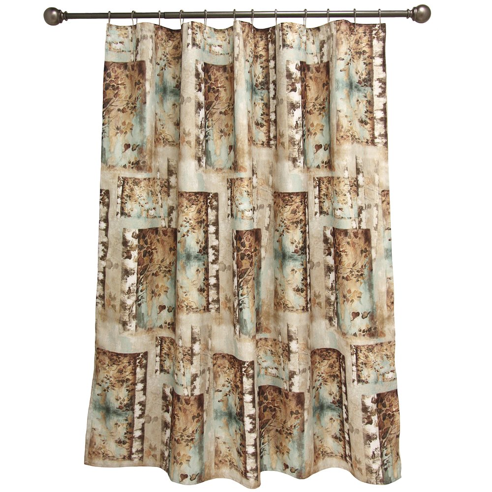 Bacova Guild Birch Reflections Bath Accessories Set - Luxury Spa Bathroom Decor for Home Relaxation - Perfect for Bathrooms, Showers & Spa Retreats