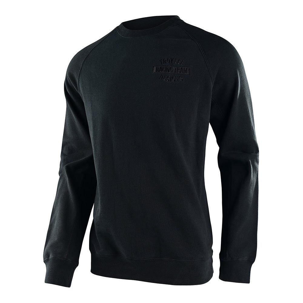 Vintage Black Crew Neck Pullover Sweatshirt - Casual Comfort for Everyday Wear & Outfits