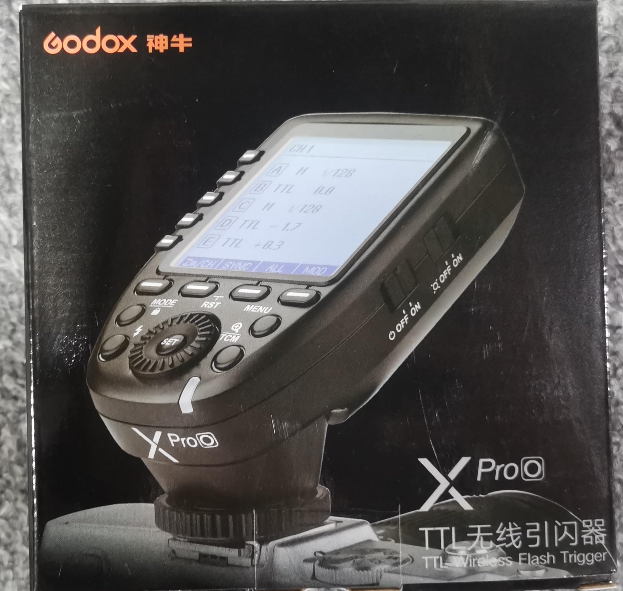 Godox XProII-O Wireless Flash Trigger for Olympus & Panasonic Cameras - 2.4G TTL HSS 1/8000S Bluetooth Connection, Large LCD Screen (Xpro-O Upgrade) - Perfect for Wedding, Portrait & Studio Photography